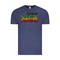 Vintage Denim celebrate juneteenth1865 Vintage Tee - BarkalooDesign