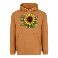 Meerkat sunflower Heavyweight Hoodie - JahusDesignShop