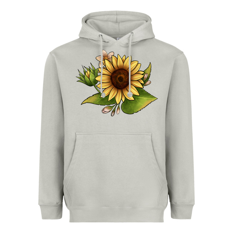 Sunflower Heavyweight Hoodie by JahusDesignShop | Teevron