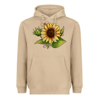 Mushroom sunflower Heavyweight Hoodie - JahusDesignShop