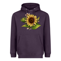 Plum sunflower Heavyweight Hoodie - JahusDesignShop