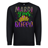 Black mardi gras queen Premium Sweatshirt - Artiststas