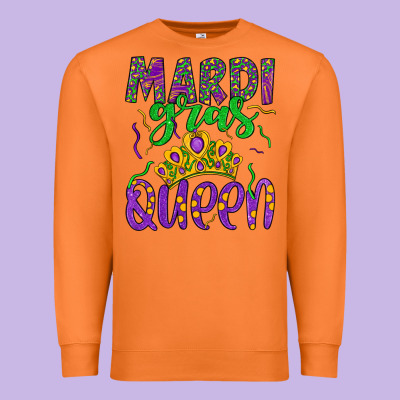 Mardi Gras Queen Premium Sweatshirt Designed By Artiststas