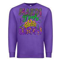 Purple mardi gras queen Premium Sweatshirt - Artiststas