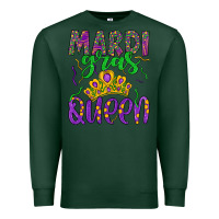 Sports Green mardi gras queen Premium Sweatshirt - Artiststas