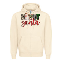 Sandshell howdy santa Zipper Hoodie - FaDigitalArtStudio