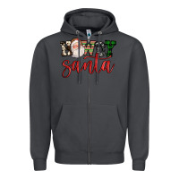 Smoke howdy santa Zipper Hoodie - FaDigitalArtStudio