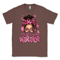 Chestnut brest cancer warrior afro messy bun Classic Tee - texasbilliewilder