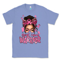 Colony Blue brest cancer warrior afro messy bun Classic Tee - texasbilliewilder