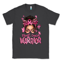Smoke brest cancer warrior afro messy bun Classic Tee - texasbilliewilder