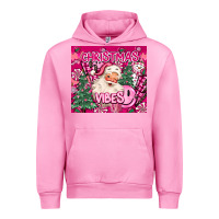 Fuchsia Pink pink christmas vibes Urban Hoodie - MaliasSmallBusiness