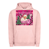 Pigment Salmon pink christmas vibes Urban Hoodie - MaliasSmallBusiness