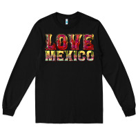 Black Love Mexico Long Sleeve Tee - texasbilliewilder