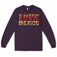 Plum Love Mexico Long Sleeve Tee - texasbilliewilder