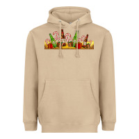 Mushroom beer bottles for christmas Heavyweight Hoodie - AdoDesignShop
