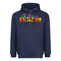 Navy beer bottles for christmas Heavyweight Hoodie - AdoDesignShop