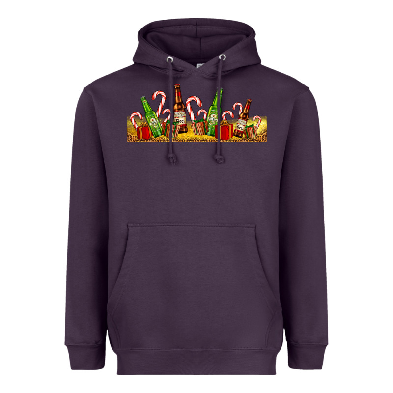 Beer Bottles For Christmas Heavyweight Hoodie by AdoDesignShop | Teevron