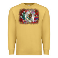 Antique Gold mexico flag christmas Premium Sweatshirt - AdoDesignShop