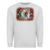 Dove Grey mexico flag christmas Premium Sweatshirt - AdoDesignShop