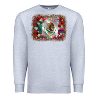 Heather Grey mexico flag christmas Premium Sweatshirt - AdoDesignShop