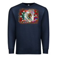 Navy mexico flag christmas Premium Sweatshirt - AdoDesignShop
