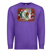 Purple mexico flag christmas Premium Sweatshirt - AdoDesignShop