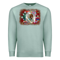 Seafoam mexico flag christmas Premium Sweatshirt - AdoDesignShop