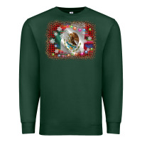 Mexico Flag Christmas Premium Sweatshirt | Teevron