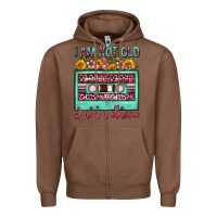 Chestnut i am not old i am a classic sunflower floral casse Zipper Hoodie - FaDigitalArtStudio