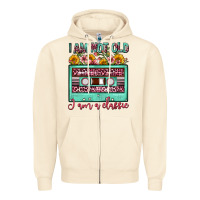 Sandshell i am not old i am a classic sunflower floral casse Zipper Hoodie - FaDigitalArtStudio
