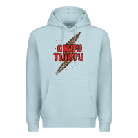 Blue Mist dirty thirty lightning bolt Premium Hoodie - MaliasSmallBusiness