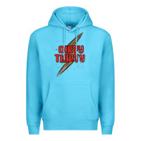 Ocean Blue dirty thirty lightning bolt Premium Hoodie - MaliasSmallBusiness