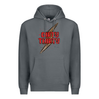 Rock dirty thirty lightning bolt Premium Hoodie - MaliasSmallBusiness
