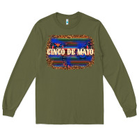 Army Green Cinco de Mayo Long Sleeve Tee - texasbilliewilder