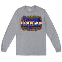 Heather Grey Cinco de Mayo Long Sleeve Tee - texasbilliewilder