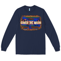 Navy Cinco de Mayo Long Sleeve Tee - texasbilliewilder