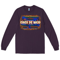 Plum Cinco de Mayo Long Sleeve Tee - texasbilliewilder