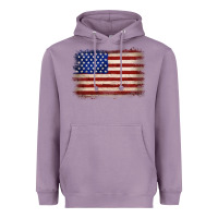 Lavender American flag Heavyweight Hoodie - JahusDesignShop