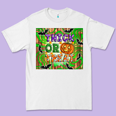 Thick Or Treat Tumbler Premium Tee Designed By Artiststas