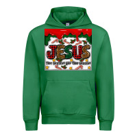 Emerald jesus the reason for the season Urban Hoodie - MaliasSmallBusiness
