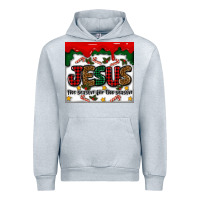 Heather Grey jesus the reason for the season Urban Hoodie - MaliasSmallBusiness