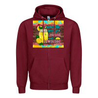 Burgundy when life gives you lemons make lemonade Zipper Hoodie - HRA Design Shop