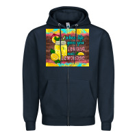 Navy when life gives you lemons make lemonade Zipper Hoodie - HRA Design Shop