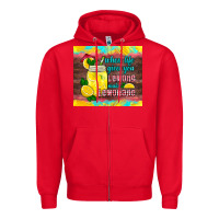 Red when life gives you lemons make lemonade Zipper Hoodie - HRA Design Shop
