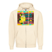 Sandshell when life gives you lemons make lemonade Zipper Hoodie - HRA Design Shop
