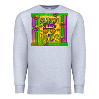 Heather Grey mardi gras dude Premium Sweatshirt - Artiststas