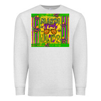 Oatmeal Heather mardi gras dude Premium Sweatshirt - Artiststas