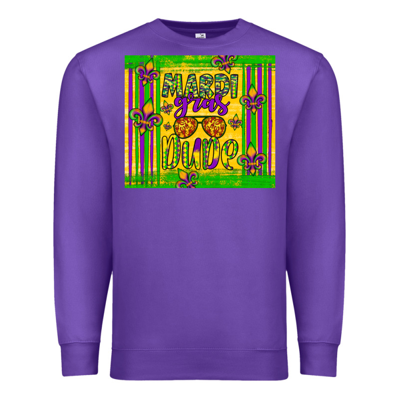 Mardi Gras Dude Premium Sweatshirt by Artiststas | Teevron