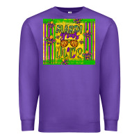 Purple mardi gras dude Premium Sweatshirt - Artiststas