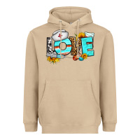 Mushroom love nurse western Heavyweight Hoodie - BundleAndBundleShop